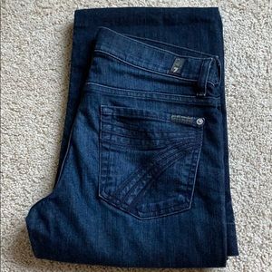 7 For All Mankind DOJO FLARE WITH 34 INCH INSEAM!